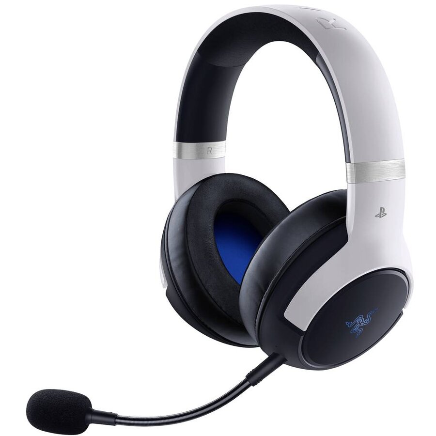 Casti Gaming Wireless Kaira Pro Hyperspeed RZ04-04030200-R3G1 pentru Console PlayStation Negru/Alb
