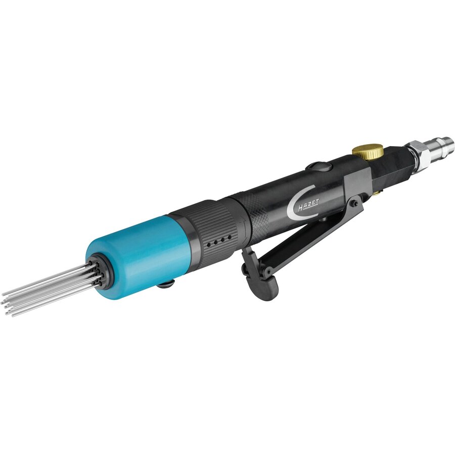 mini needle scaler 9035M-6, pneumatic scaler (black/blue)