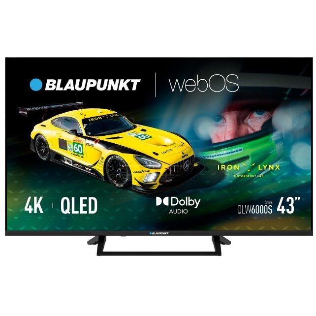 Oferte la Televizor 43inch 108cm QLED 4K UHD DVB-T2/C/S2 Smart TV Wi-Fi Bluetooth 3xHDMI 2xUSB 60Hz Negru