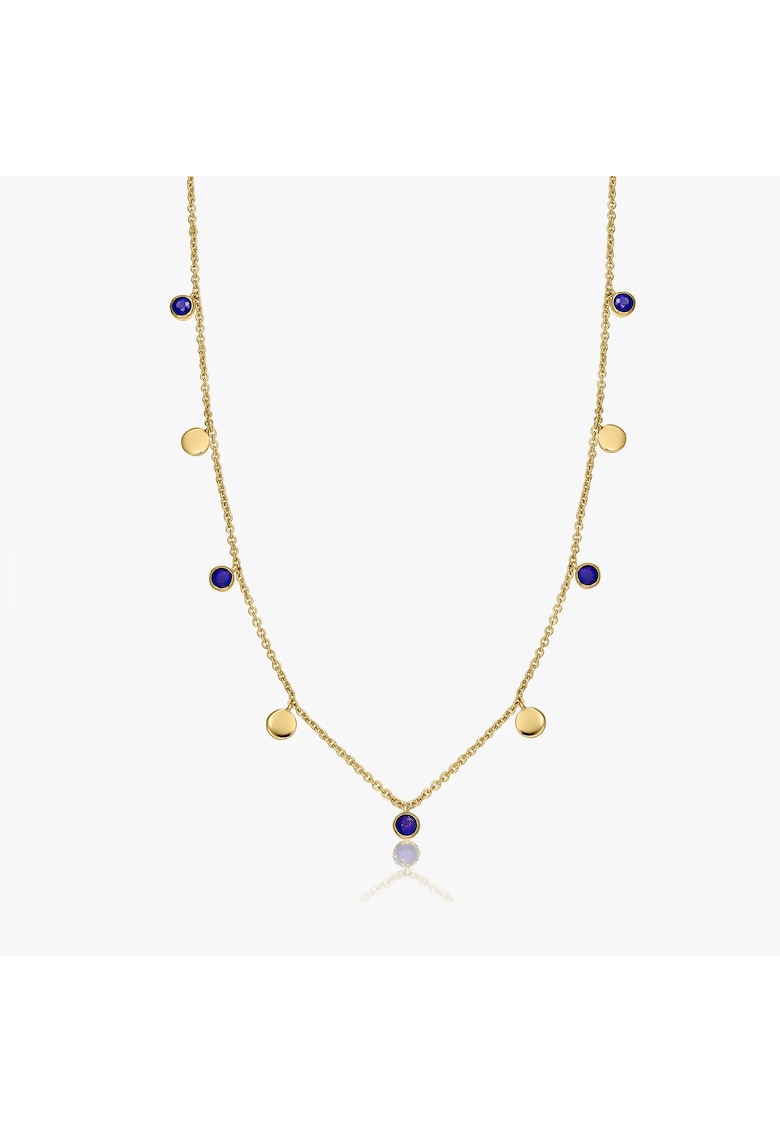 Colier din argint Golden Noora - Lapis Lazuli - 36-40 cm