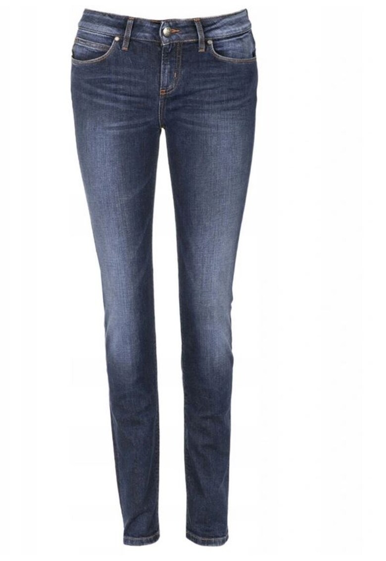 Blugi skinny cu talie medie -