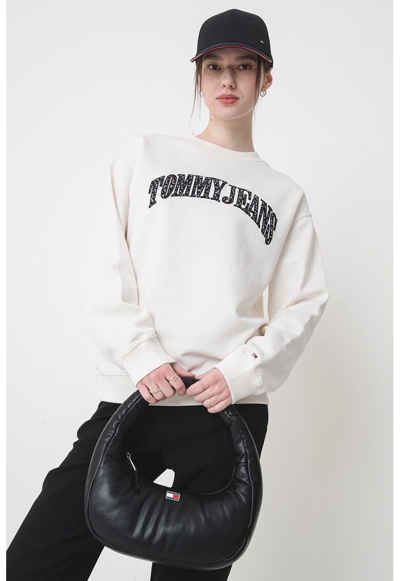 Bluza de trening relaxed-fit cu logo