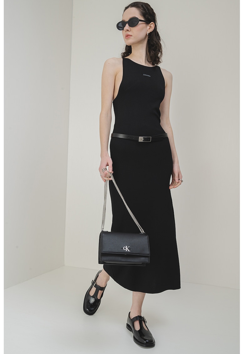Rochie lunga fara maneci