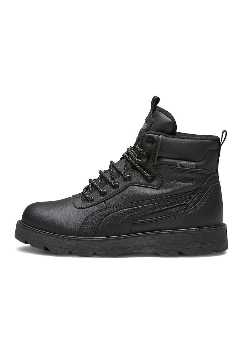 Ghete din piele ecologica Desierto v3 Puretex - Negru