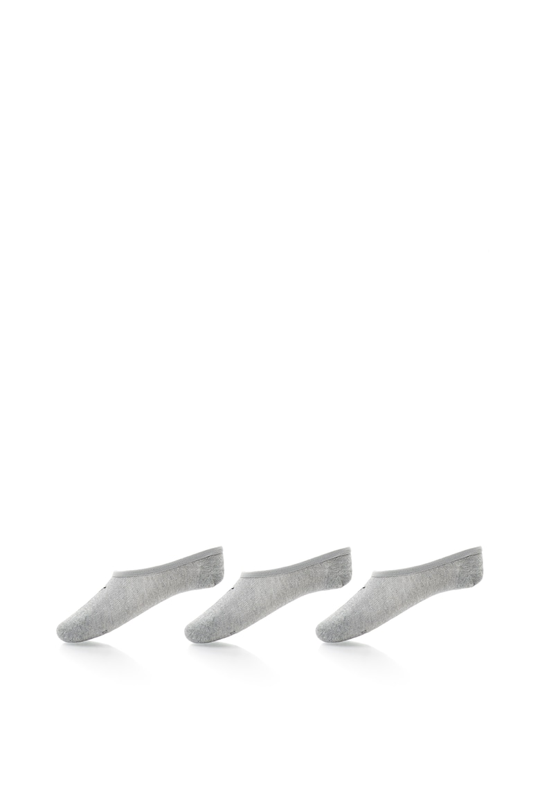 Set de sosete unisex foarte scurte - 3 perechi - Gri