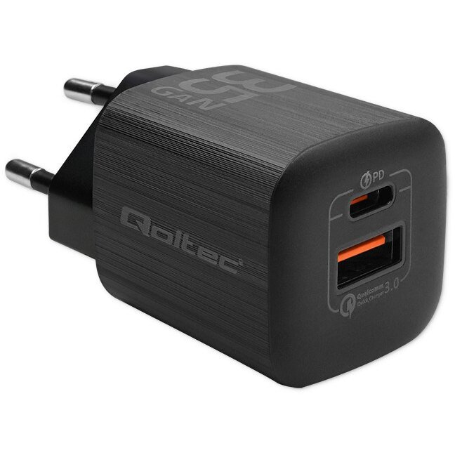 Incarcator 35W USB C USB A Fast Charging Negru