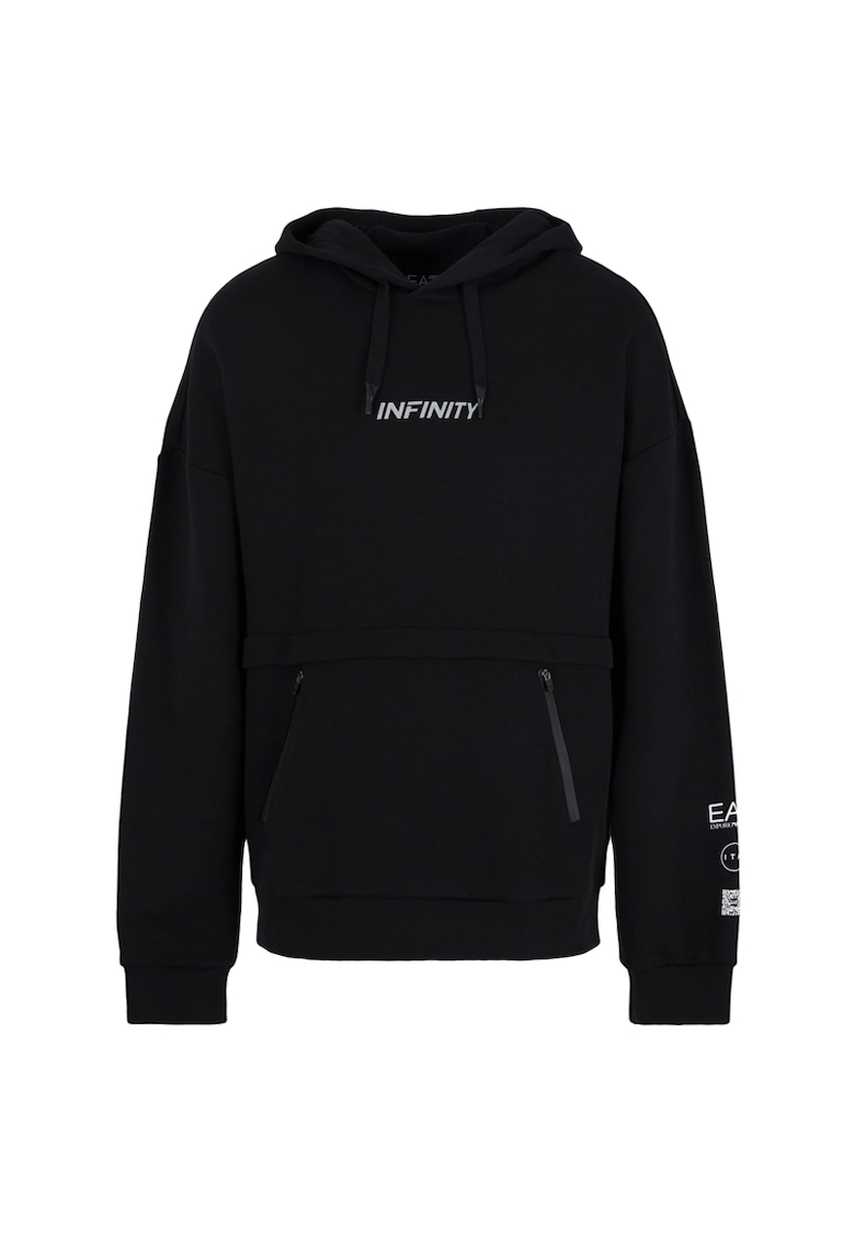 Hanorac  pentru Drumetie - 3DPM26-PJSAZ-1200 - Negru - Negru