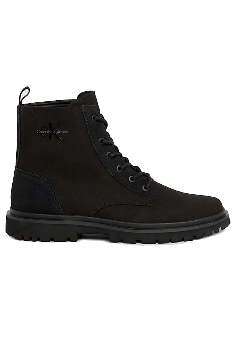 Ghete  pentru Barbati - eva boot mid laceup mix - YM0YM00965-0GT - Negru - Negru