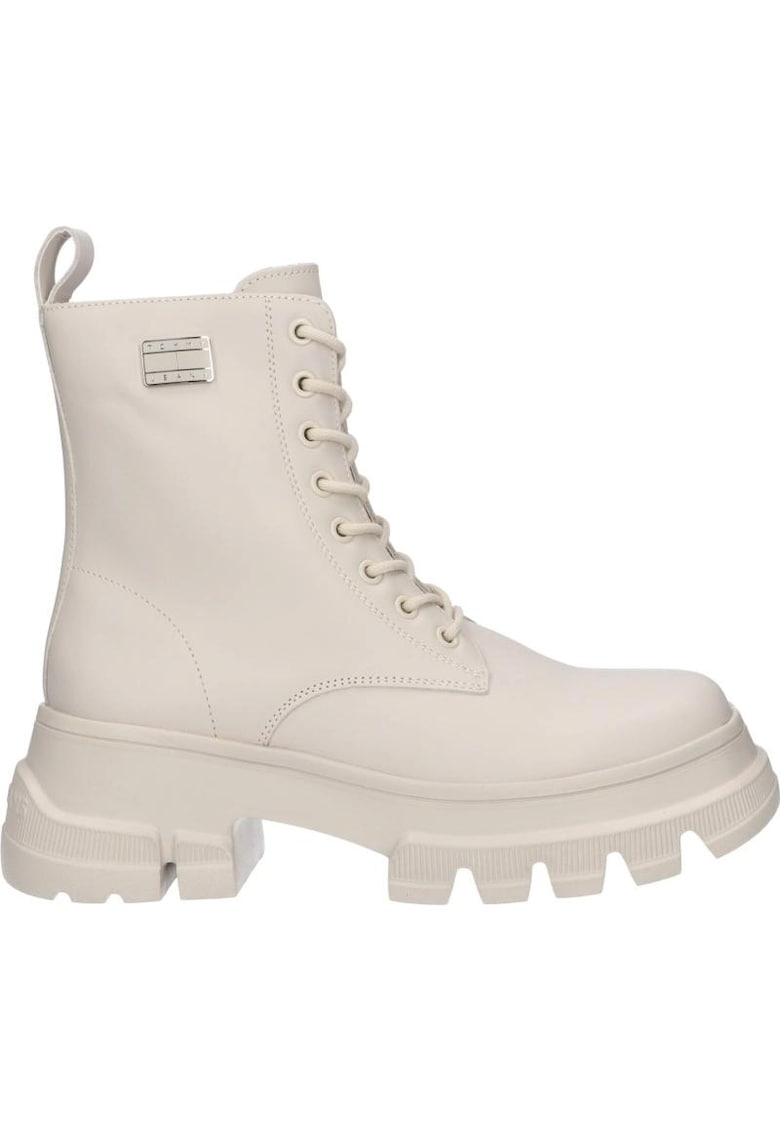 Ghete  pentru Femei - tjw chunky leather boot - EN0EN02503-AEV - Bej - Bej