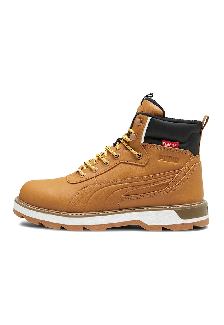 Ghete din piele ecologica Desierto v3 Puretex - Maro camel