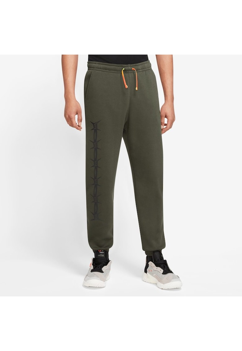 Pantaloni  pentru Barbati - m j flt mvp stmt gfx flc pant - DV1605-325 - Verde - Verde