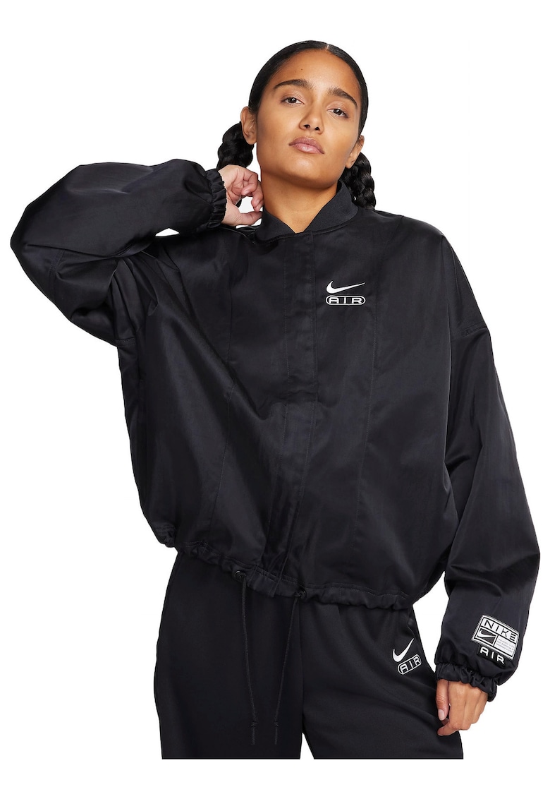 Geaca femei  Air Oversized Woven Bomber Jacket - Negru - Negru