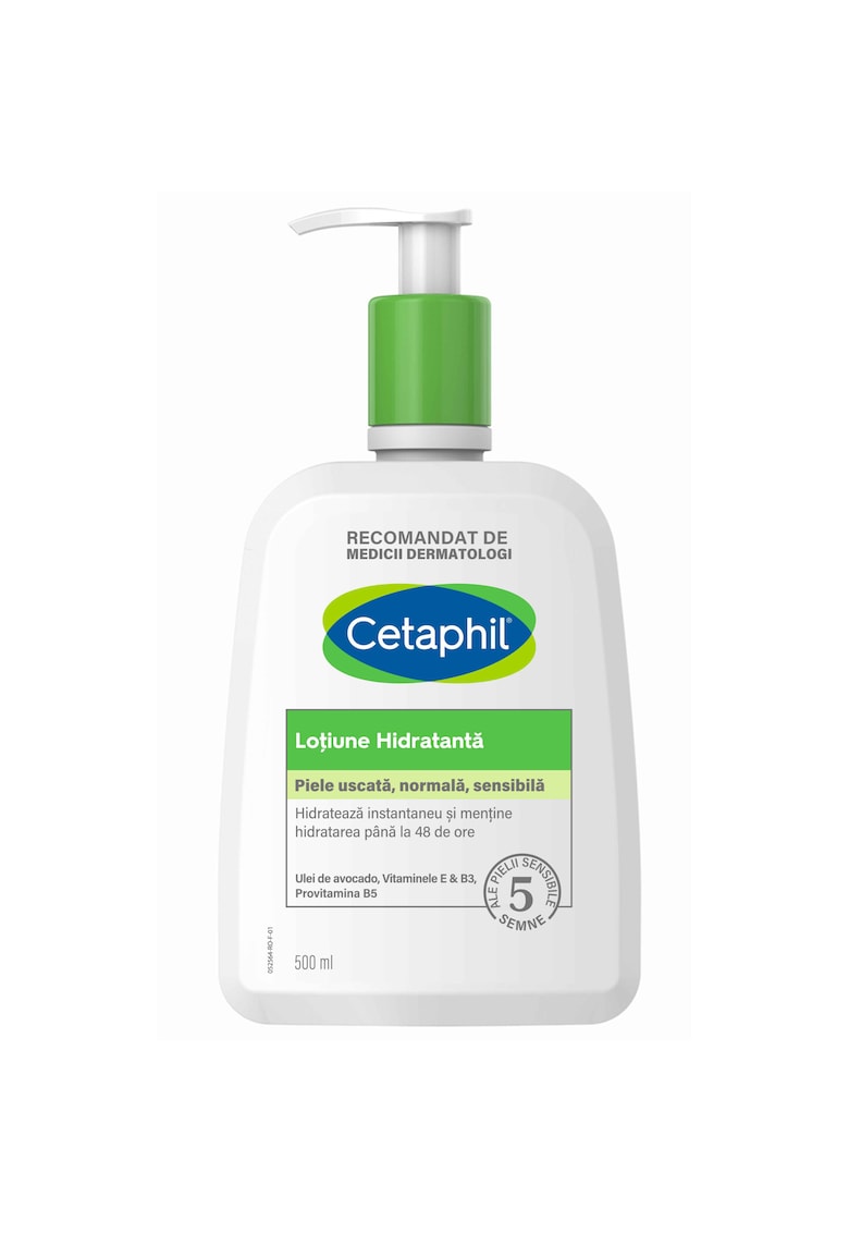 Lotiune Hidratanta pentru fata si corp  pentru piele normala spre uscata - sensibila - cu niacinamida si vitamina E - 500 ml