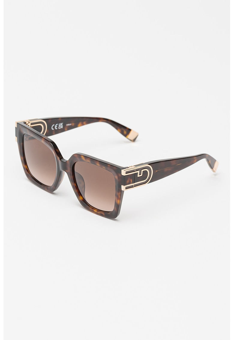 Ochelari de soare butterfly cu lentile in degrade - Maro inchis