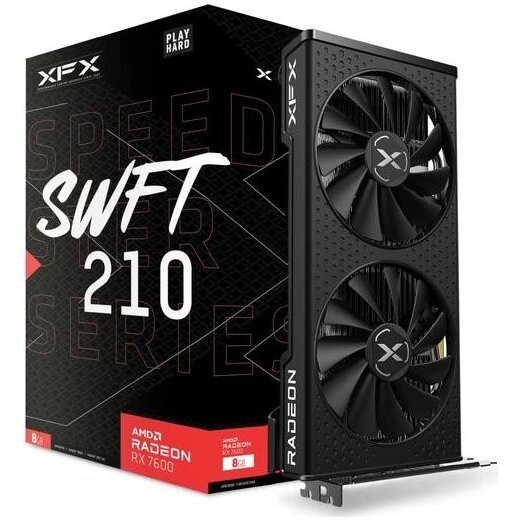 Placa Video Speedster SWFT 210 Radeon RX 7600 8GB GDDR6