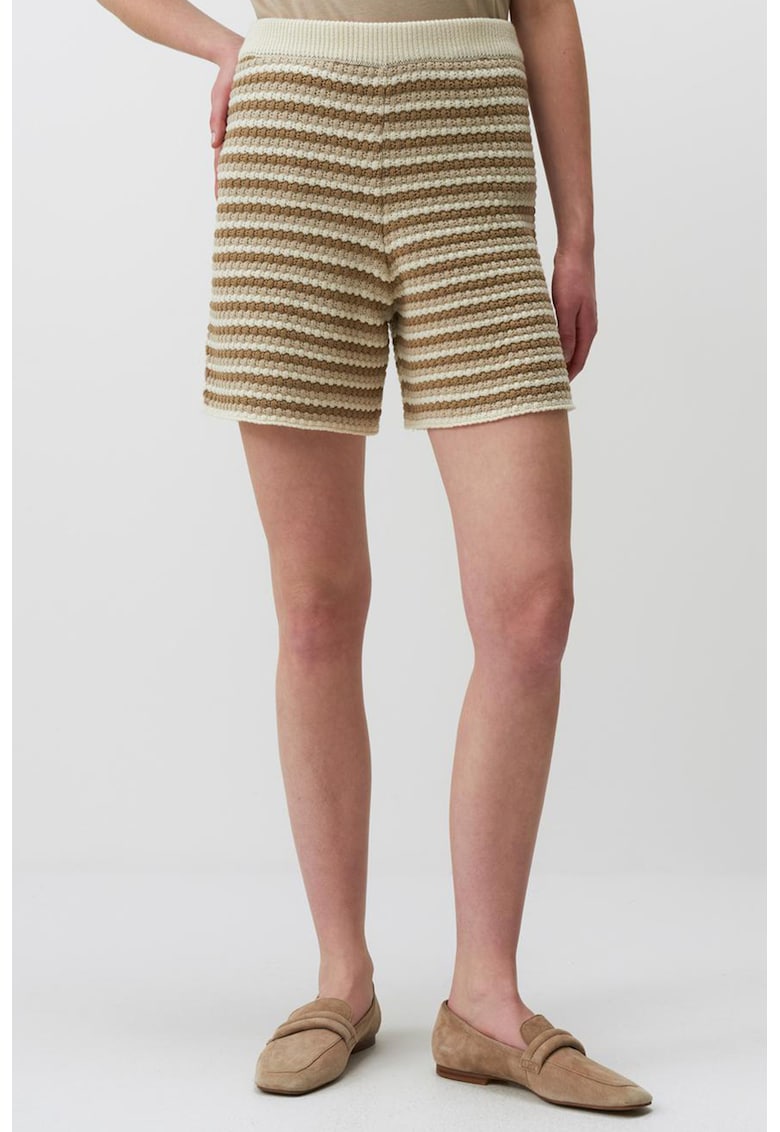 Pantaloni scurti tricotati - Verde masliniu