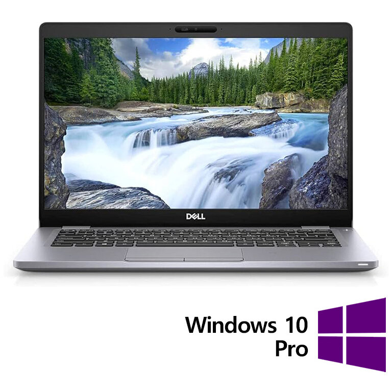 Laptop Refurbished Latitude 5310 FHD 13.3 inch Intel Core i5-10310 8GB 256GB SSD Windows 10 Pro Grey