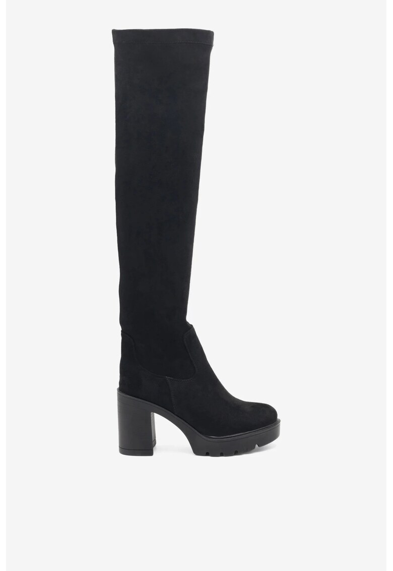 Cizme dama  Textil - 43974 - Negru