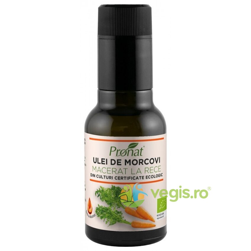 Ulei de Morcovi Macerat la Rece Ecologic/Bio 100ml