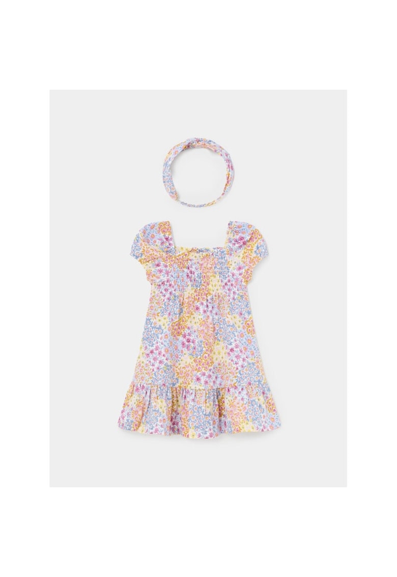 Rochie fete -  12921 - Multicolor - Bumbac