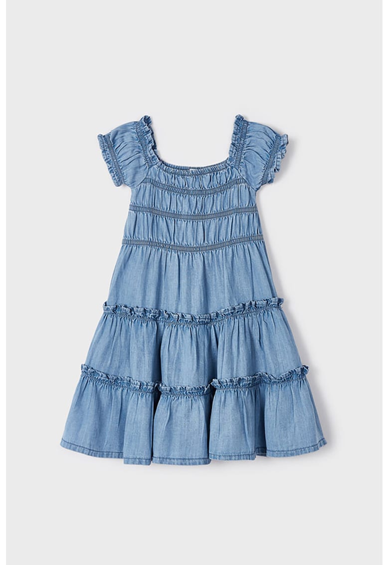 Rochie cu croiala in A - Albastru inchis