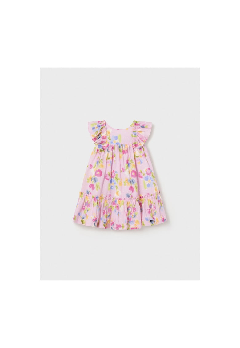 Rochie fete -  302066537 - Bumbac - Roz - Roz