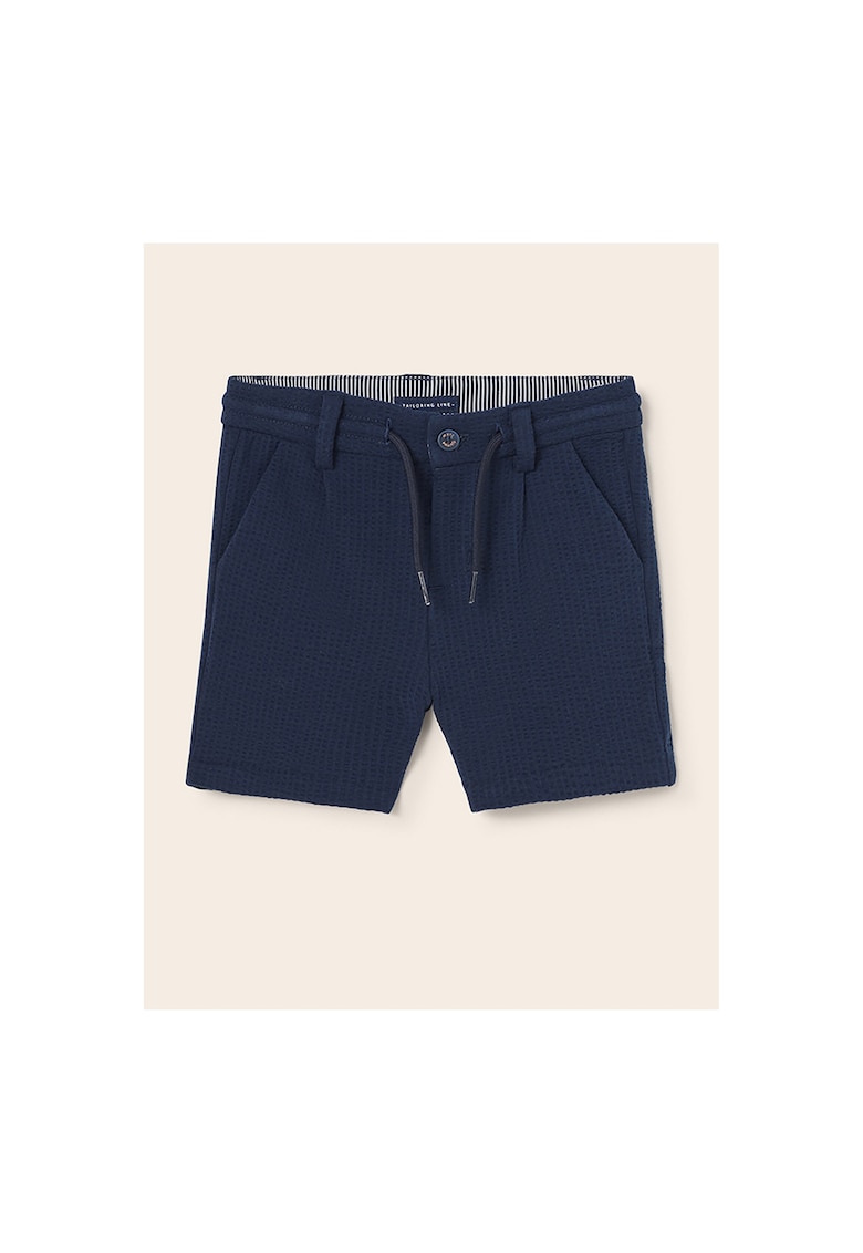 Pantaloni scurti copii -  Bumbac - Albastru marin - Bleumarin