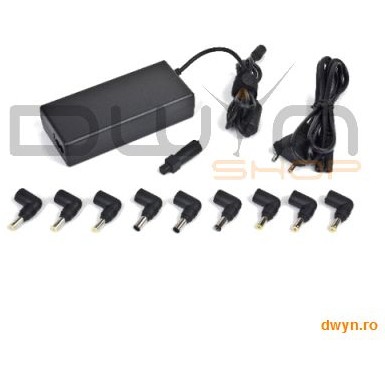 Alimentator Notebook Universal, 90W - tensiuni 15V/16V/18V/19V/19.5V/20V DC la 4.5 A max, protectie