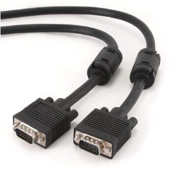 Cablu VGA (T) la VGA (M), 3m, dublu ecranat, negru