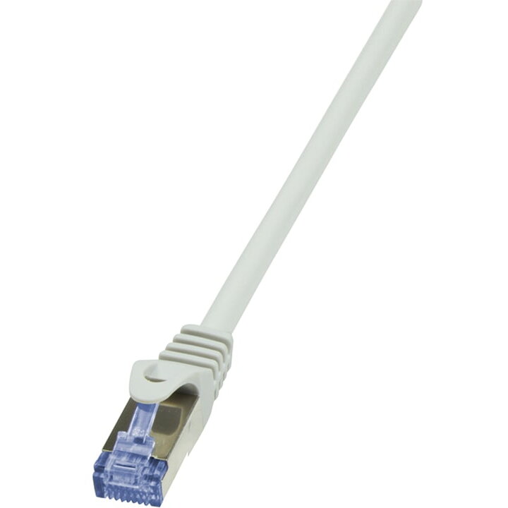 Cablu S/FTP LOGILINK Cat7, LSZH, cupru, 600MHz, mufe RJ45 Cat6a, 1 m, gri, AWG26, dublu ecranat CQ4032S