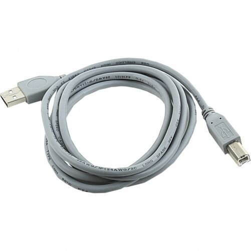 Cablu Gembird USB pentru imprimanta, USB 2.0 (T) la USB 2.0 Type-B (T), 1.8m, gri