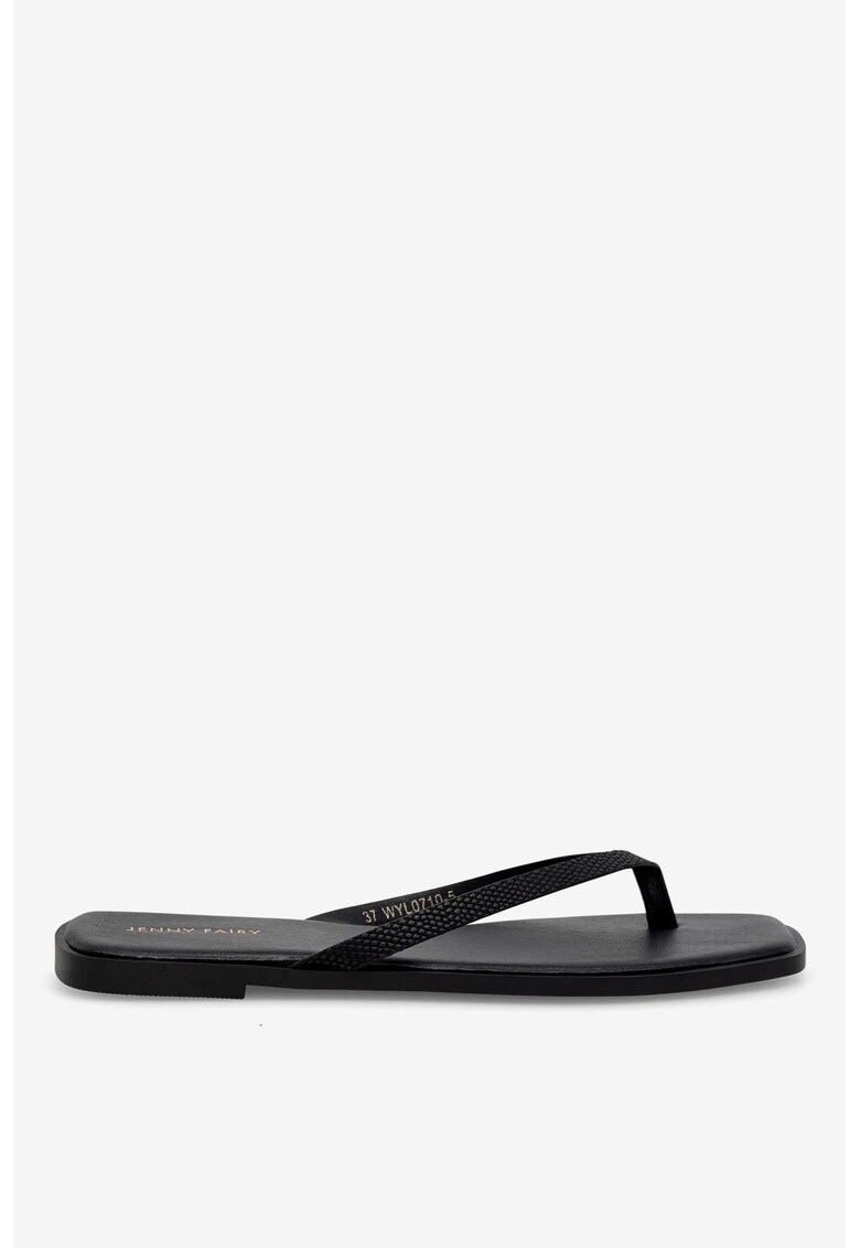 Papuci dama  5905588614685 - Sintetic - Negru - Negru