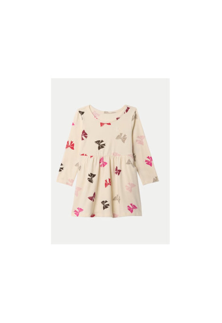Rochie fete -  304986024 - Bumbac organic - Bej - Bej