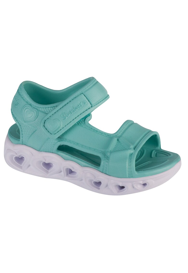 Sandale copii -  Heart Lights Sandal - Always Flashy 308045 - Verde menta