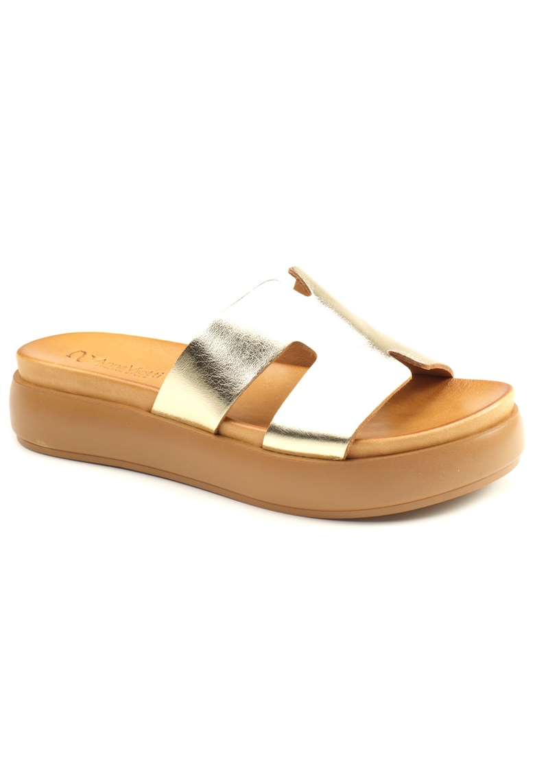 Papuci dama D5 2713 - Auriu