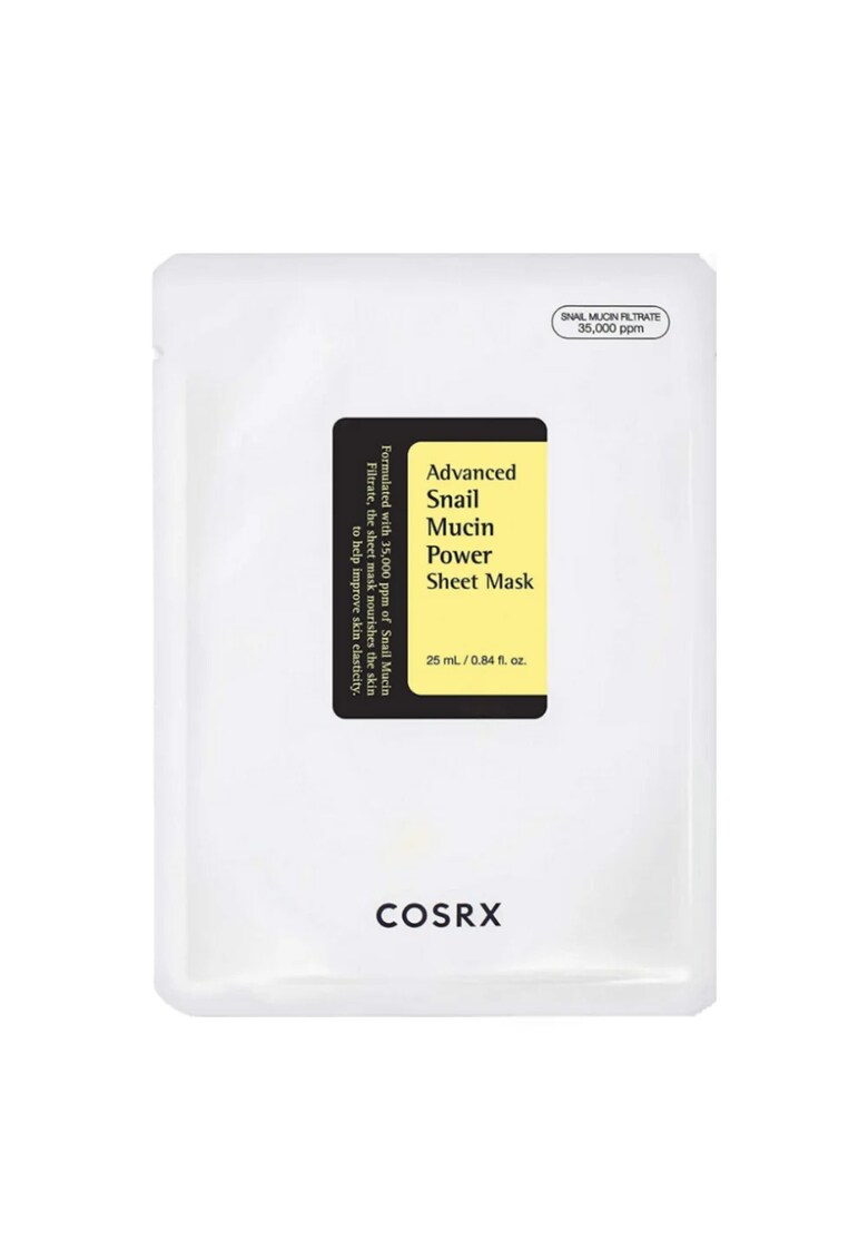 Masca de fata cu mucina de melc -  Advanced Snail Mucin Power Sheet Mask - 25g