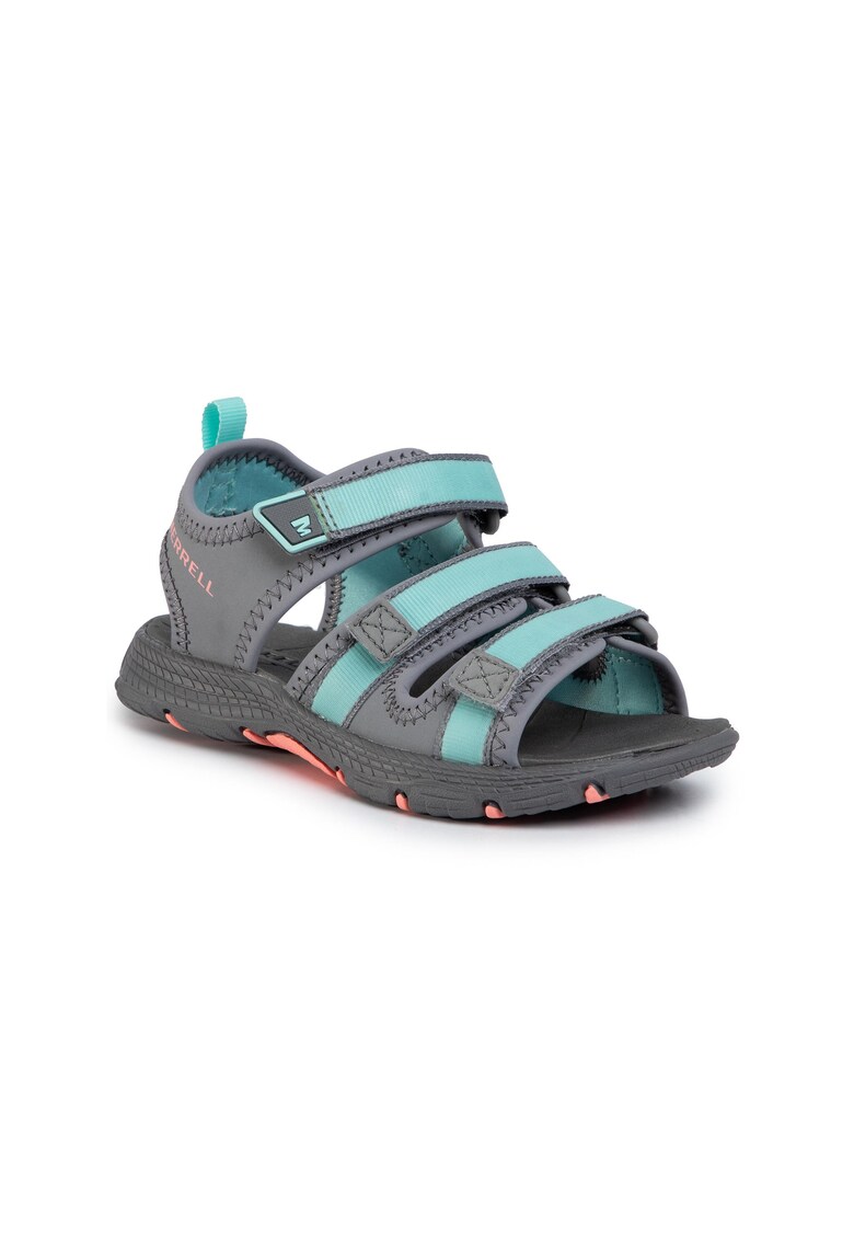Sandale fete -  Piele ecologica - Gri