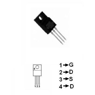 TRANZISTOR MOSFET CANAL N 4A 75W BUZ90AF