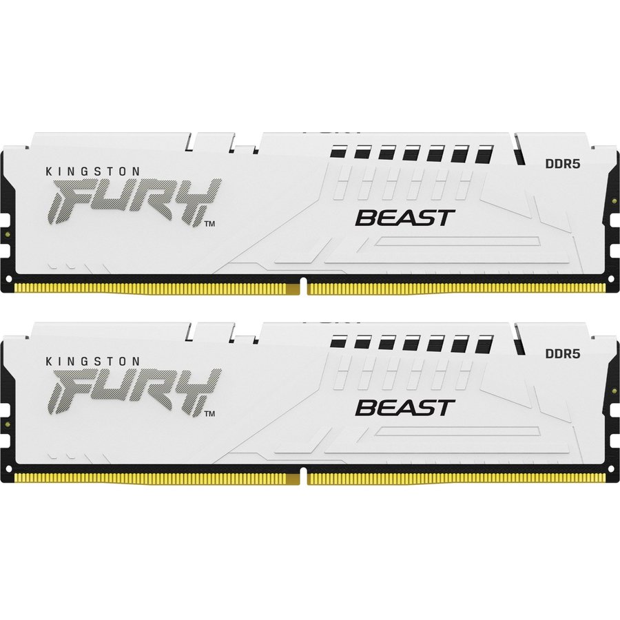 Memorie FURY Beast White 64GB (2x32GB) DDR5 5600MHz CL36 Dual Channel Kit