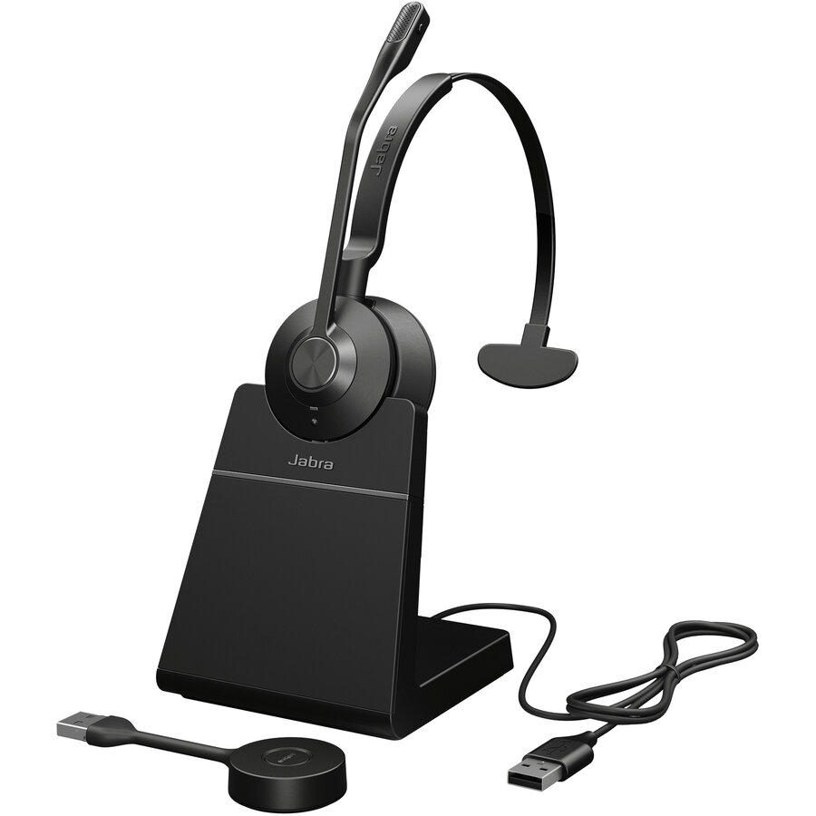 Casti Engage 55 SE UC Mono Link400 a Stand Negru