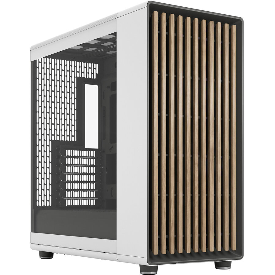 Fractal Design North XL RC Chalk White TG Clear, Tower case white, Tempered Glass version