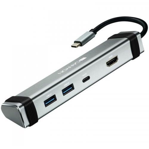 Docking Station CNS-TDS03DG Multiport Universal 4-in-1 USB-C 60W Grey