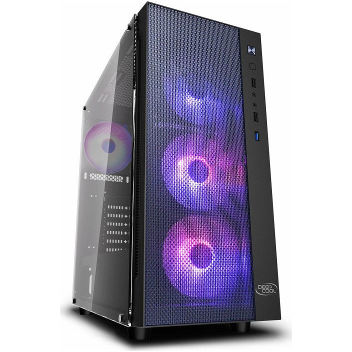 Carcasa Matrexx 55 Mesh ADD-RGB 4F Black