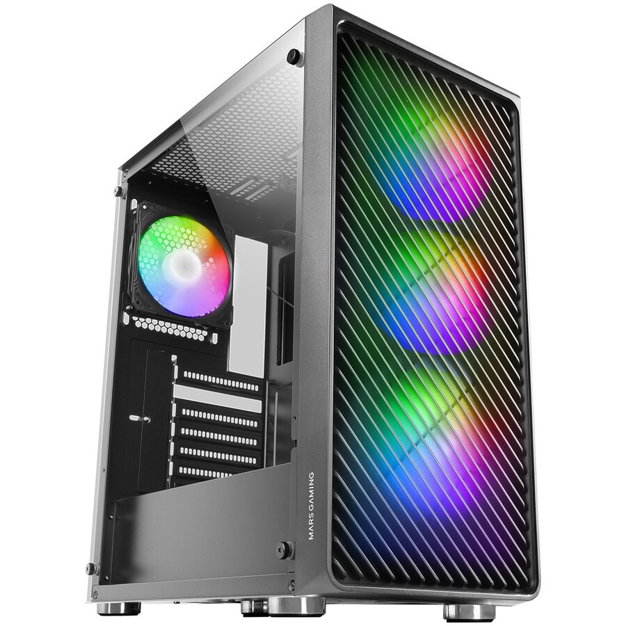 Carcasa Mars Gaming MC-F ATX Gaming Semitower Negru