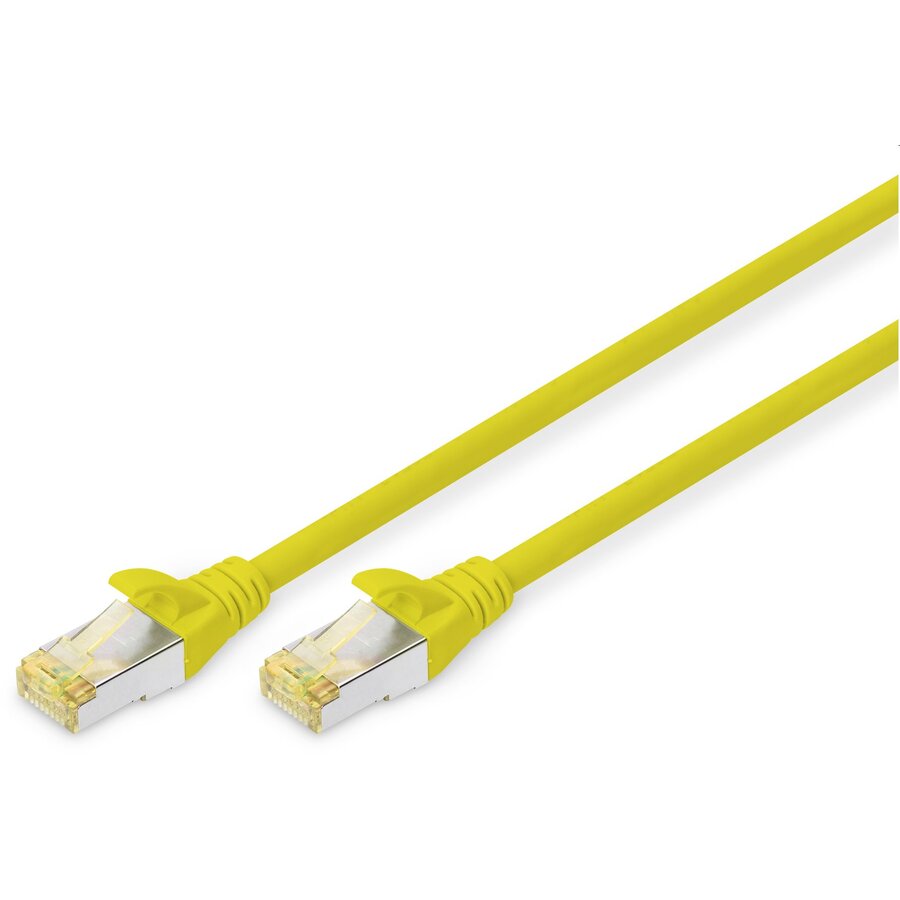 Cablu Retea S/FTP Cat 6A 1m Yellow
