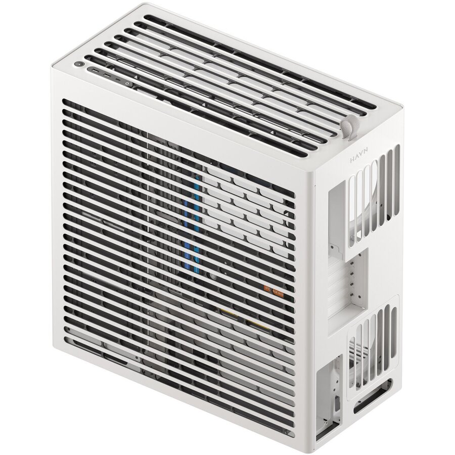Carcasa HS 420 Midi-Tower E-ATX Tempered Glass Alb