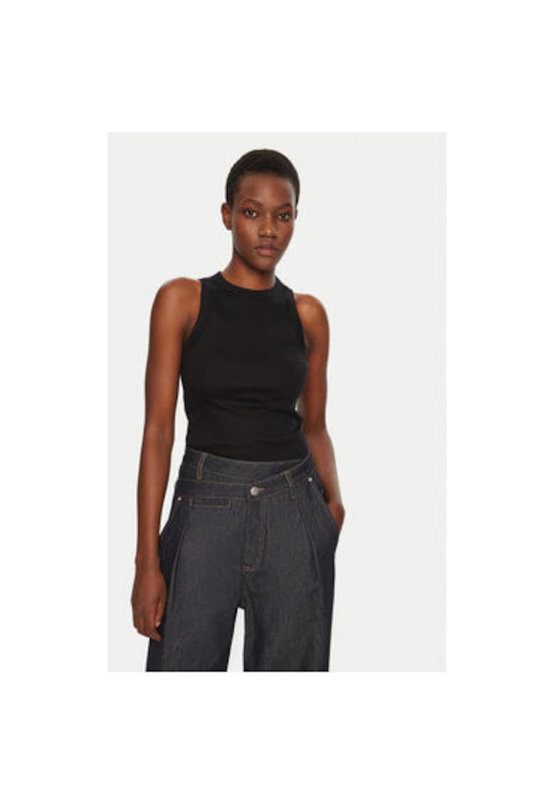 Tricou dama -  305031693 - Bumbac organic - Negru - Negru