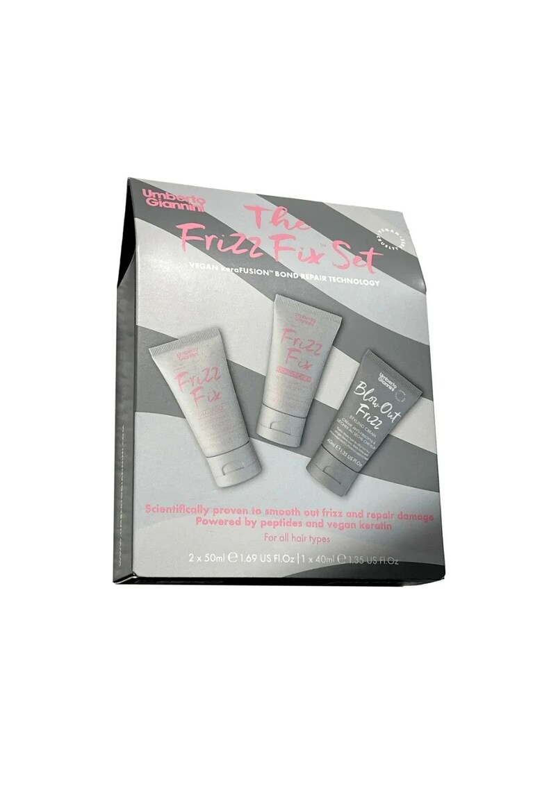 Set pentru par - cu efect anti-static - travel size - The Frizz Fix -  2 x 50 ml - 1 x 40 ml