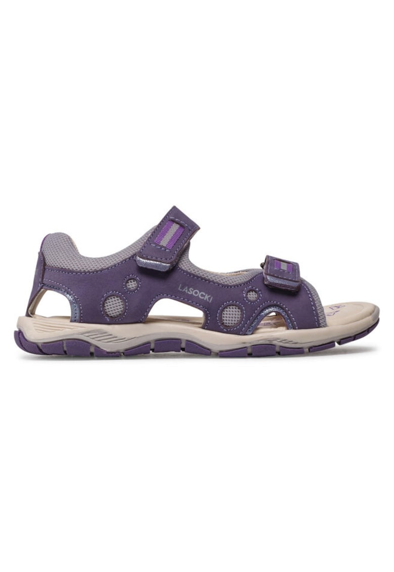 Sandale copii - 75240 -  Piele nabuc - Violet