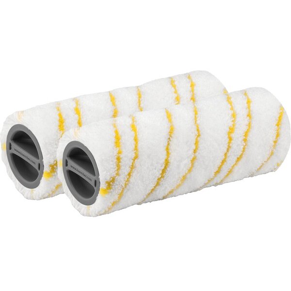 Set 2 Perii De Curatat FC5 Pentru Aspirator De Spalare Microfibra 200g Alb/Galben